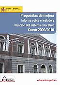 Imagen de portada del libro Propuestas de mejora. Informe sobre el estado y situación del sistema educativo. Curso 2009/2010
