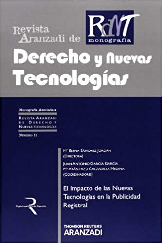 Imagen de portada del libro El impacto de las nuevas tecnologías en la publicidad registral