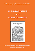 Imagen de portada del libro El P. Diego Padilla y el "Aviso al público"