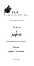 Imagen de portada del libro Centros y periferias. Prensa, impresos y territorios en el mundo hispánico contemporáneo
