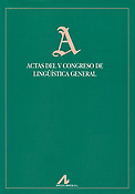 Imagen de portada del libro Actas del V Congreso de Lingüística General