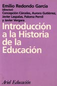 Imagen de portada del libro Introducción a la historia de la educación