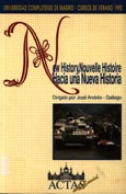 Imagen de portada del libro New history = Nouvelle histoire = Hacia una nueva historia : Cursos de verano 1992