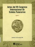 Imagen de portada del libro Actas del VII Congreso Internacional de Estelas Funerarias