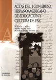 Imagen de portada del libro Actas del I Congreso Hispanoamericano de Educación y Cultura de Paz