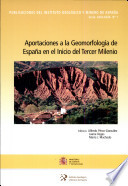 Imagen de portada del libro Aportaciones a la geomorfología de España en el inicio del tercer milenio