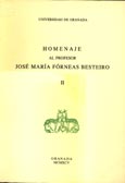 Imagen de portada del libro Homenaje al profesor José María Fórneas Besteiro