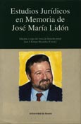 Imagen de portada del libro Estudios jurídicos en memoria de José María Lidón