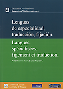 Imagen de portada del libro Lenguas especializadas, fijación y traducción