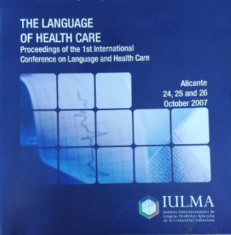 Imagen de portada del libro The language of health care