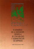 Imagen de portada del libro VI Congreso de la Asociación Española de Contabilidad y Administración de Empresas