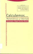Imagen de portada del libro Calculemos... Matemáticas y libertad