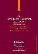 Imagen de portada del libro IX Congreso Nacional del Color
