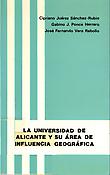 Imagen de portada del libro La Universidad de Alicante y su área de influencia geográfica