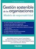 Imagen de portada del libro Gestión sostenible de las organizaciones. Modelo de responsabilidad