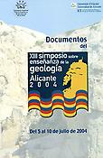 Imagen de portada del libro Documentos del XIII Simposio sobre enseñanza de la Geología