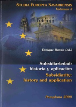 Imagen de portada del libro Subsidiariedad