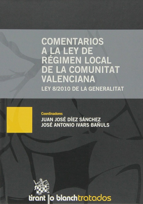 Imagen de portada del libro Comentarios a la Ley de Régimen Local de la Comunitat Valenciana