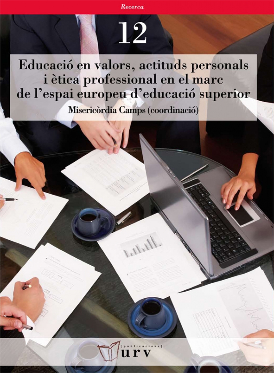 Imagen de portada del libro Educació en valors, actituds personals i ètica professional en el marc de l'Espai Europeu d'Educació Superior