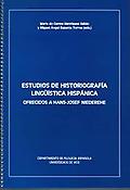 Imagen de portada del libro Estudios de historiografía lingüística hispánica