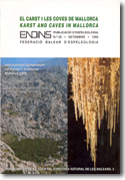 Imagen de portada del libro El Carst i les coves de Mallorca.