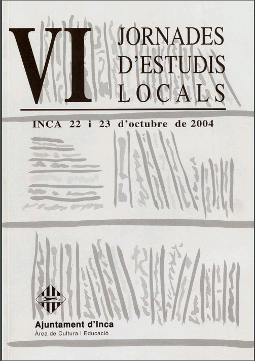 Imagen de portada del libro VI Jornades d'Estudis Locals