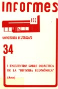 Imagen de portada del libro I Encuentro sobre Didáctica de la Historia Económica