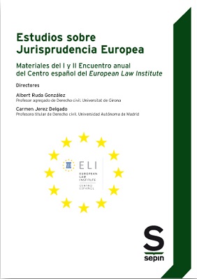 Imagen de portada del libro Estudios sobre Jurisprudencia Europea