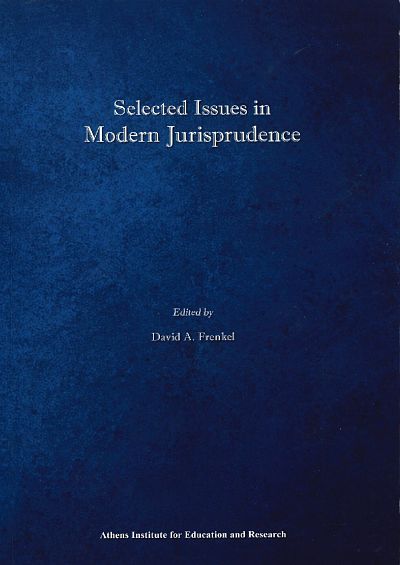 Imagen de portada del libro Selected issues in modern jurisprudence