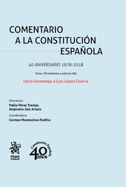 Imagen de portada del libro Comentario a la Constitución Española