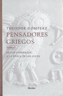 Imagen de portada del libro Pensadores griegos