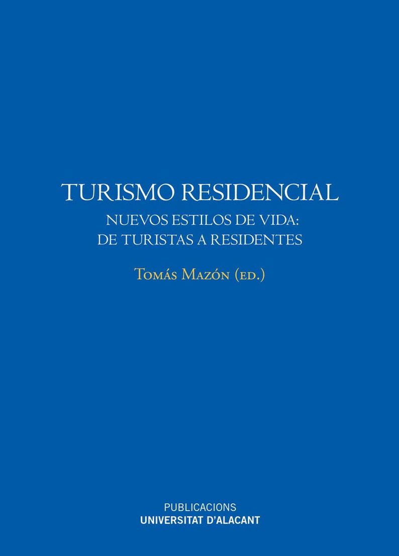 Imagen de portada del libro Turismo residencial