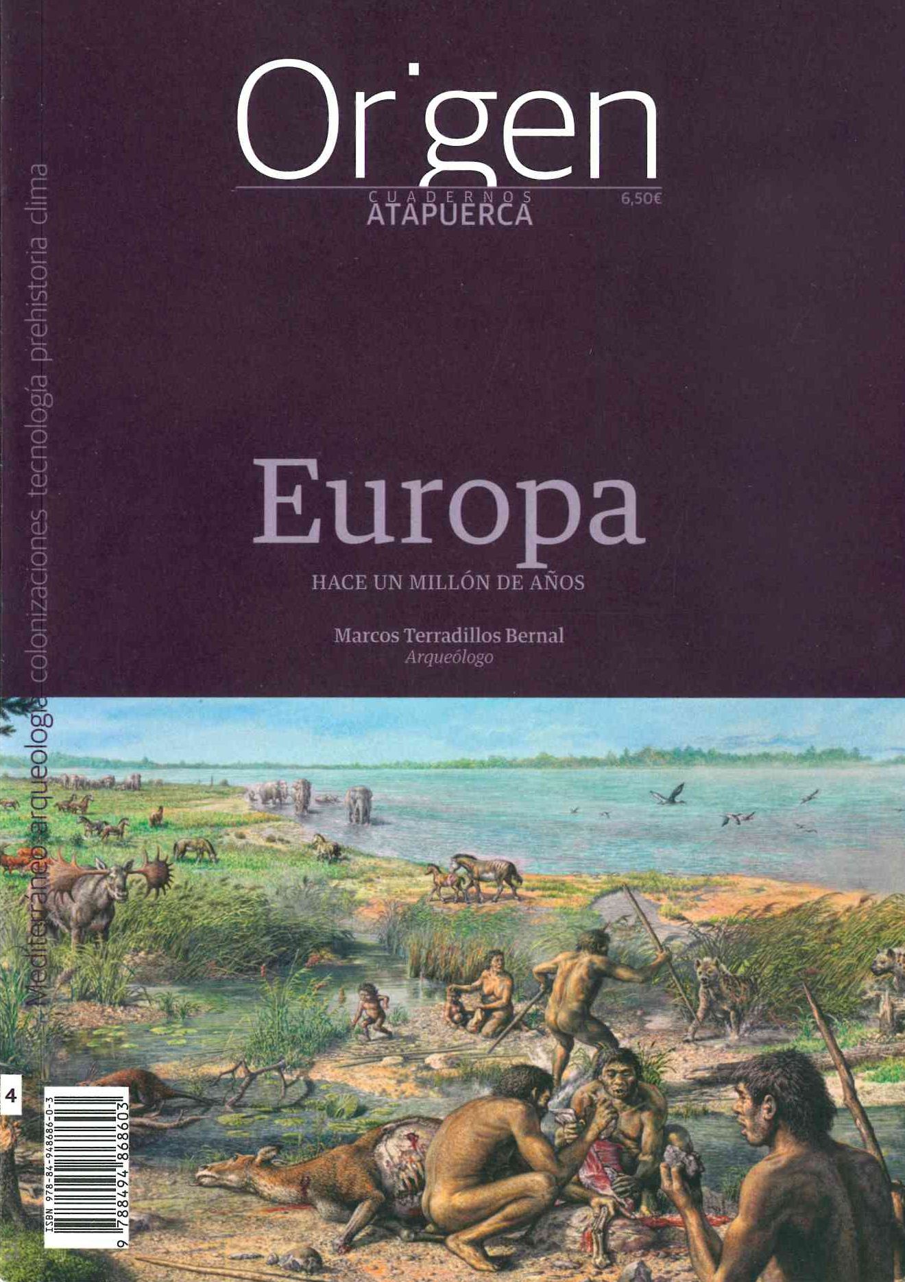 Imagen de portada del libro Europa hace un millón de años