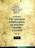 Imagen de portada del libro Actas del IV Congreso Internacional de Estudios Fenicios y Púnicos