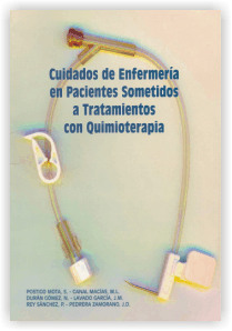 Imagen de portada del libro Cuidados de enfermería en pacientes sometidos a tratamientos con quimioterapia