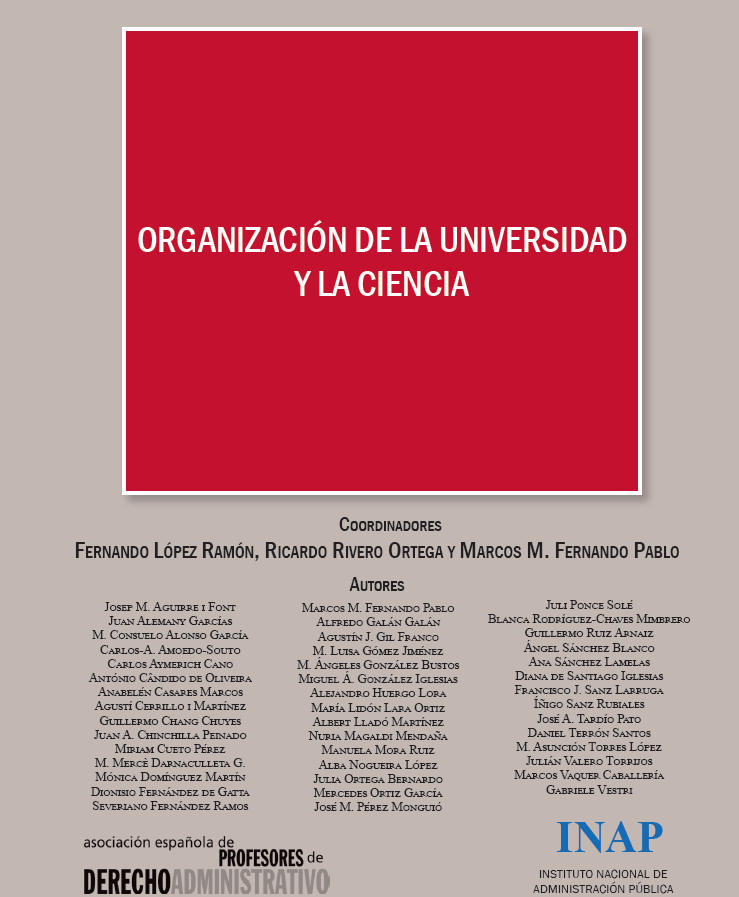Imagen de portada del libro Organización de la Universidad y la Ciencia