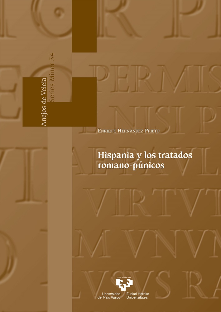 Imagen de portada del libro Hispania y los tratados romano-púnicos