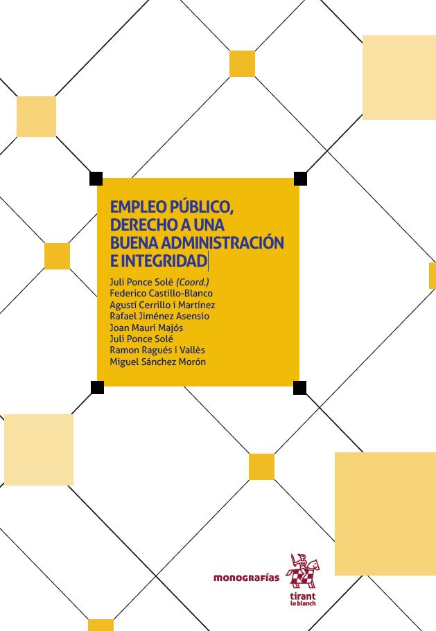 Imagen de portada del libro Empleo público,  derecho a una buena  administración e  integridad
