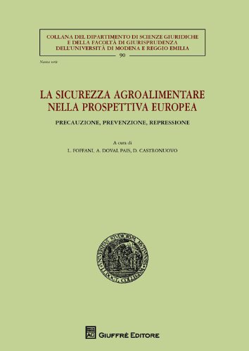 Imagen de portada del libro La sicurezza agroalimentare nella prospettiva europea