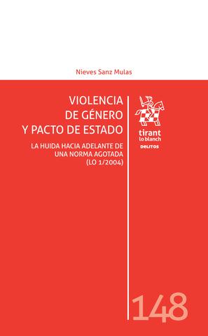 Imagen de portada del libro Violencia de género y pacto de estado