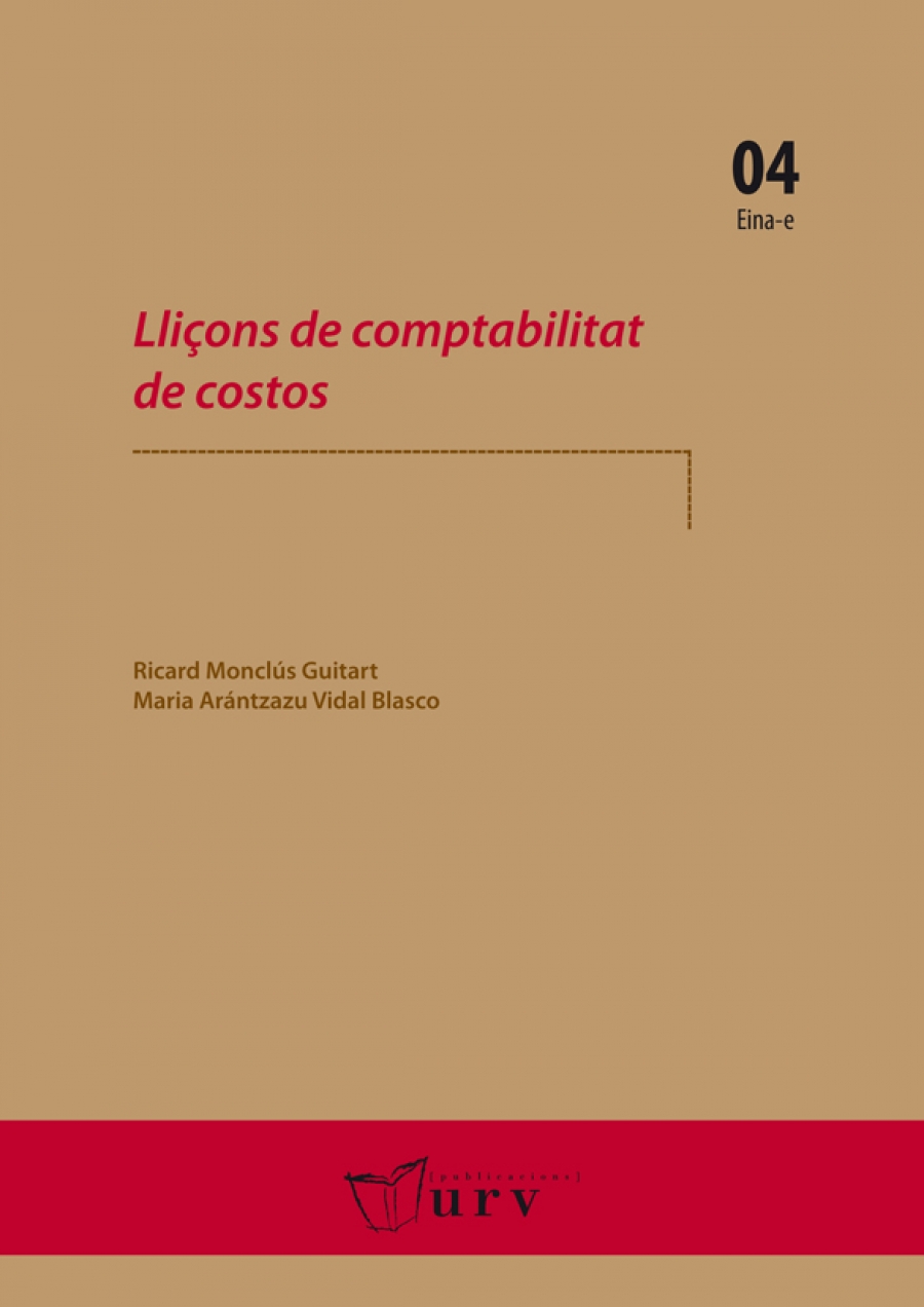 Imagen de portada del libro Lliçons de comptabilitat de costos