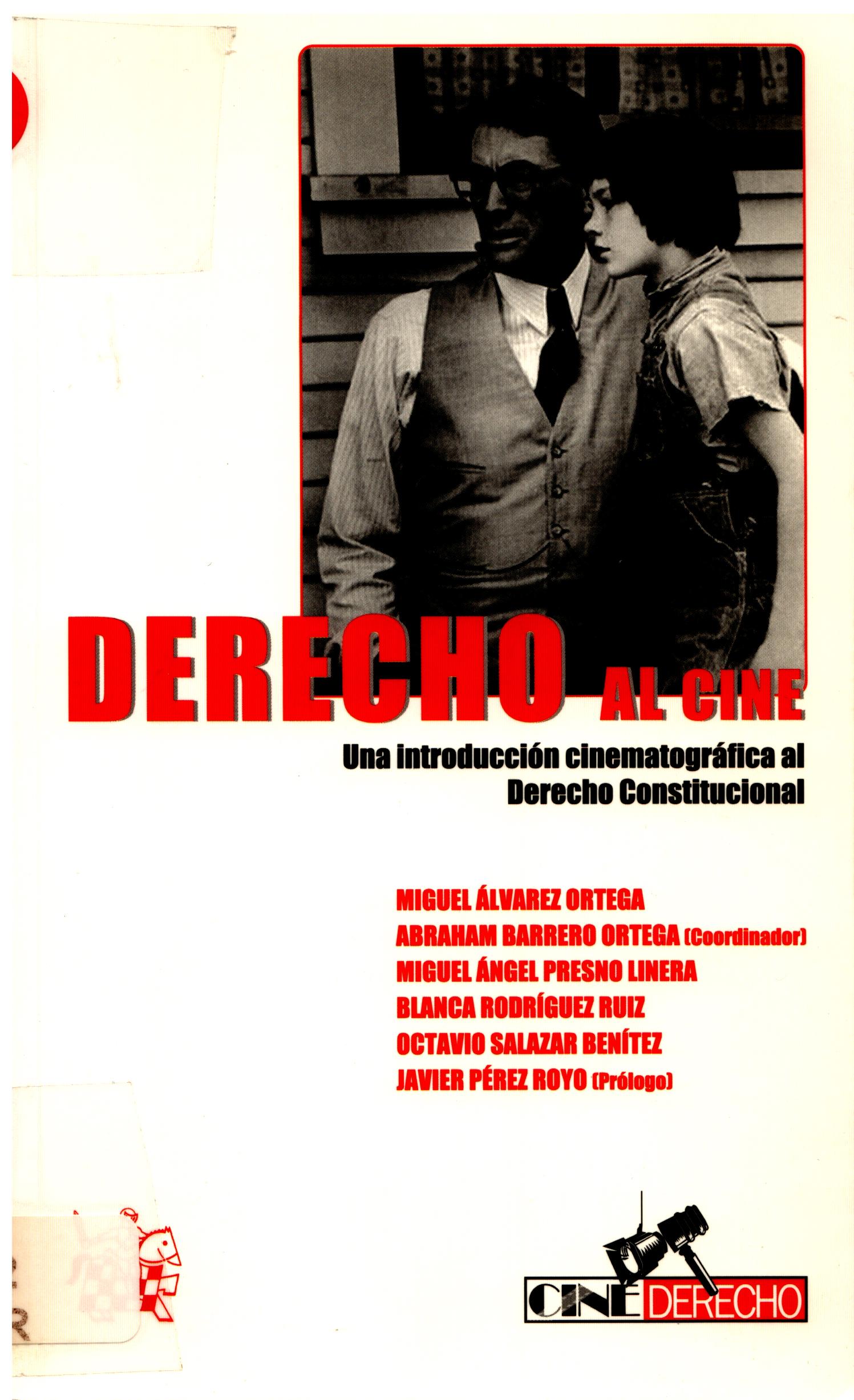 Imagen de portada del libro Derecho al cine