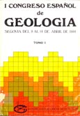 Imagen de portada del libro I Congreso español de geología
