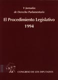 Imagen de portada del libro El procedimiento legislativo : V Jornadas de Derecho Parlamentario