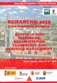 Imagen de portada del libro Rehabend 2016. Euro-American Congress. Construction pathology, rehabilitation technology and heritage management