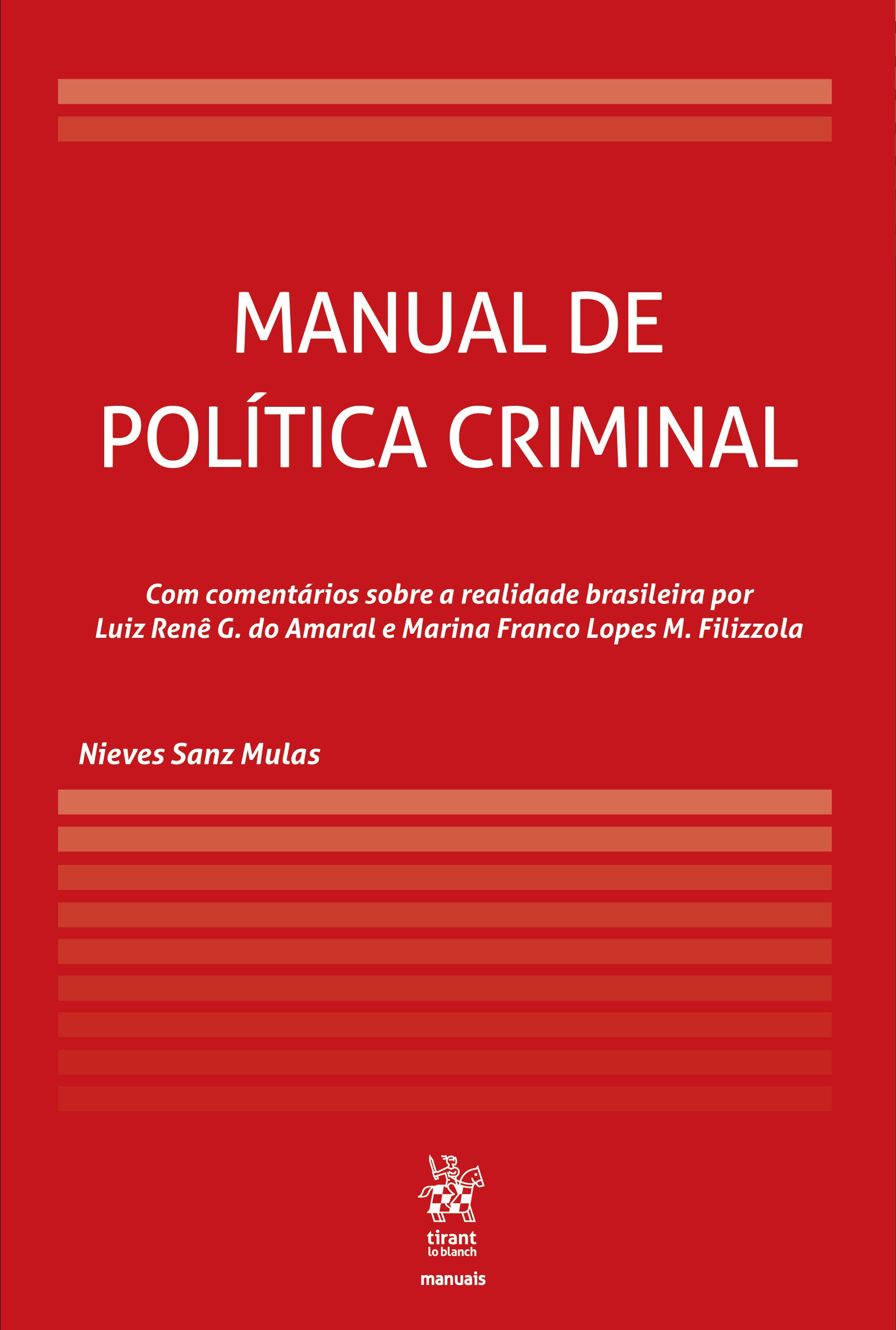 Imagen de portada del libro Manual de política criminal