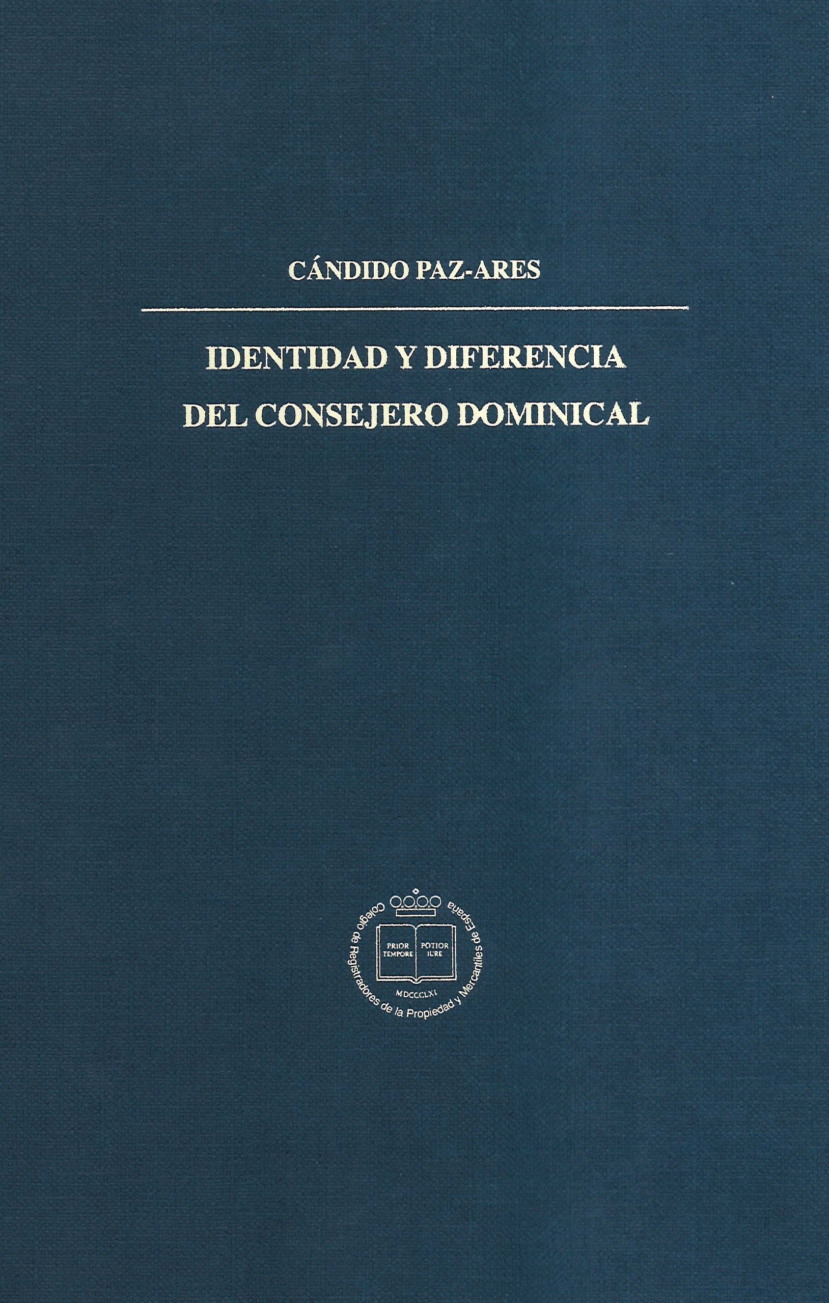 Imagen de portada del libro Identidad y diferencia del consejero dominical