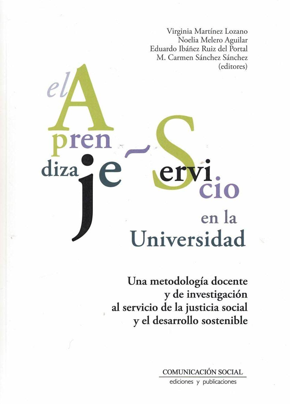 Imagen de portada del libro Aprendizaje - Servicio en la Universidad