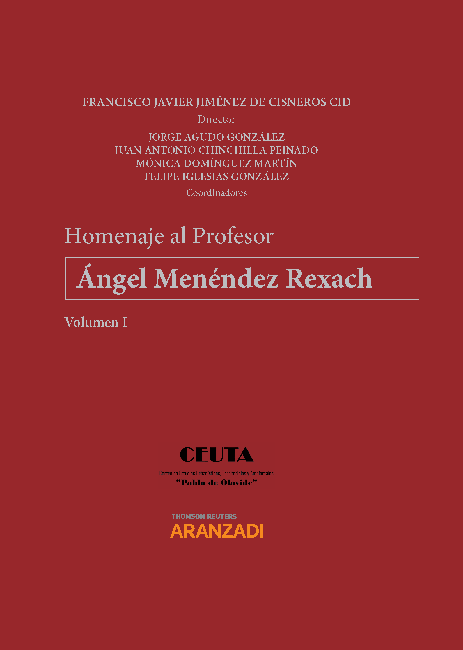 Imagen de portada del libro Homenaje al profesor Ángel Menéndez Rexach