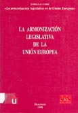 Imagen de portada del libro La armonización legislativa de la Unión Europea